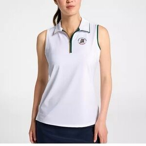 Walter Hagen White Polo Shirt with Multicolor Trim